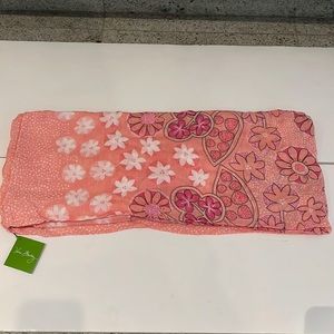 Vera Bradley Pink Floral Scarf